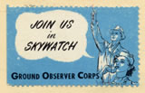 Ground Observer Corps Skywatch Stamp