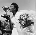 Gibson wins the French Championships, 5/26/56