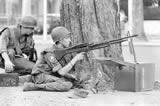 U.S. soldiers battle in a Saigon street
