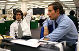 Washington Post reporters Carl Bernstein (L) & Bob Woodward (R)