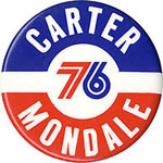 '76 Carter/Mondale Button