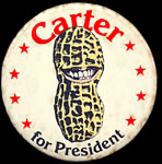 Carter for President peanut button
