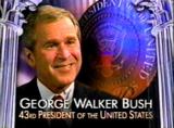 2:18: Bush declared winner in Florida & President-Elect