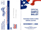 Palm Beach County Sample Ballot, mailed to all registered voters (complete, 10 pages) 