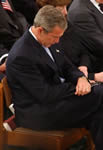 President Bush at National Prayer Service