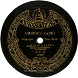 "America Safe!" by James W. Gerard, former Ambassador to Germany (N.F. 10)