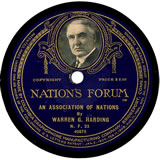 "An Association of Nations" by Warren G. Harding, U.S. Senator (R-OH) (N.F. 23)