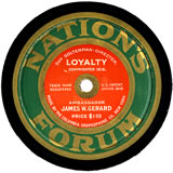 "Loyalty" (Message to German-Americans) by James W. Gerard, former Ambassador to Germany, November 23, 1917