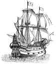 A typical Elizabethan galleon
