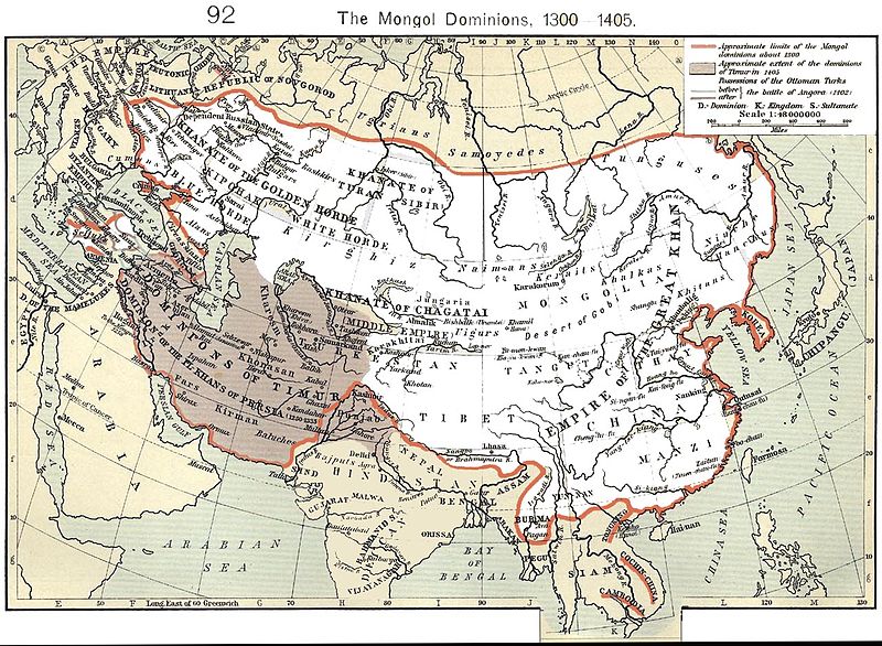 mongol empire timeline