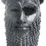 Bronze head of a king, most likely Sargon of Akkad. Unearthed in Nineveh (now in Iraq). In the Iraqi Museum, Baghdad. Public Domain, via Wikimedia Commons