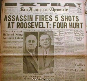 roosevelt assassination attempts