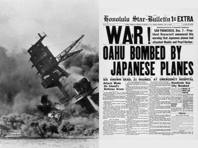 https://www.historyonthenet.com/wp-content/uploads/2017/09/USS-Arizona-Sinking-Pearl-Harbor-Newspaper-December-7-1941-AP-Getty-640x480.jpg