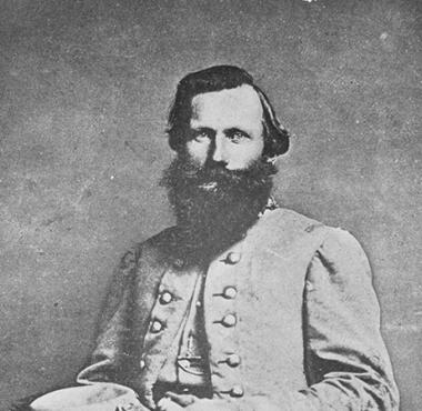 Civil War Confederate Cavalry Stuart Continental Size Postcard Sword J.E.B 