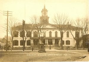 Historical photo of Monmouth Court House